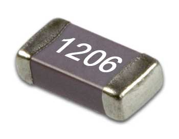 Конденсатор Yageo CC1206KKX7R9BB105