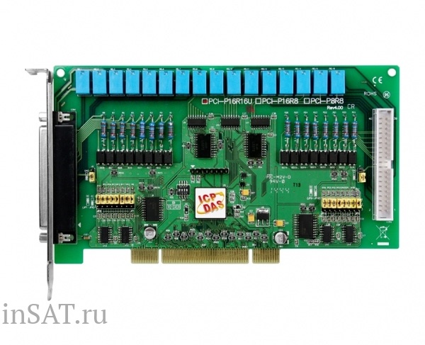Интерфейсный модуль ICP-DAS PCI-P16R16U CR