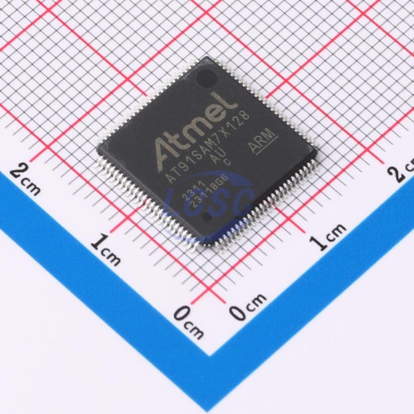 Микросхема Microchip AT91SAM7X128C-AU LQFP-100 Microchip