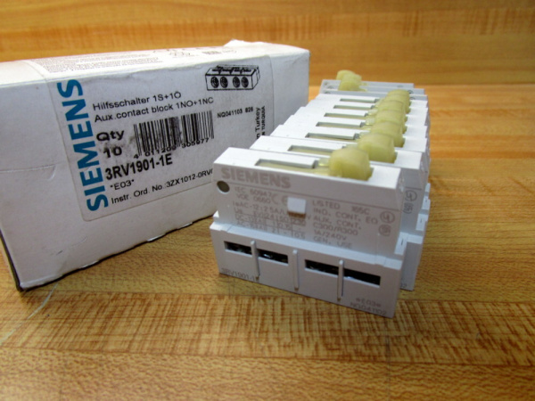 Контакт Siemens 3RV1901-1E