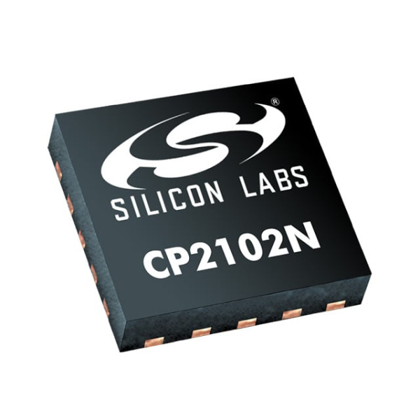 Интерфейсная микросхема Silicon Labs CP2102N-A02-GQFN20