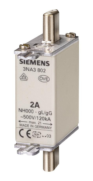 Предохранитель Siemens SENTRON 3NA3 3NA3822