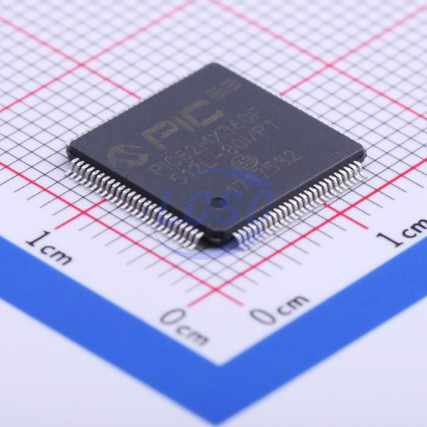 Микроконтроллер Microchip Technology PIC32MX360F512L-80I/PT