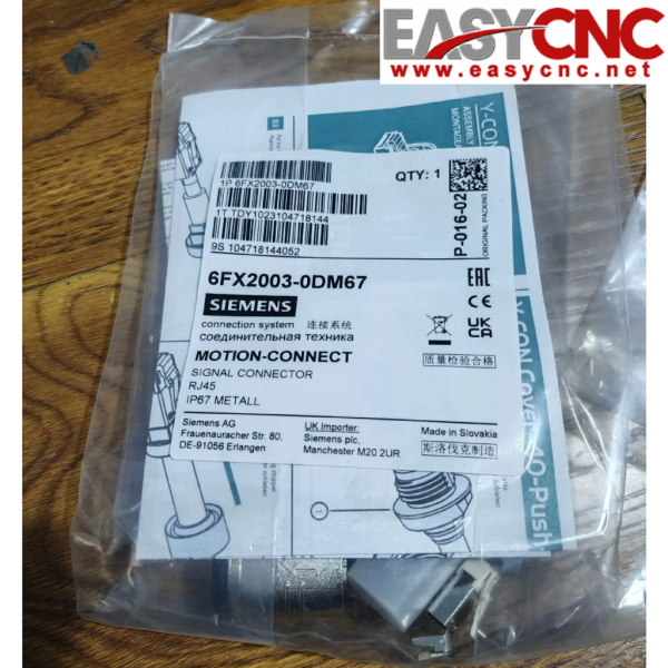 Разъём Siemens DRIVE-CLiQ 6FX2003-0DM67