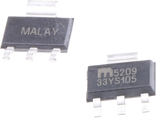 Микросхема Microchip MIC5209-3.3YS 22+